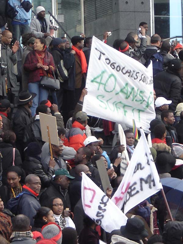 Manifestation à Paris pour la démocratie au Togo 037